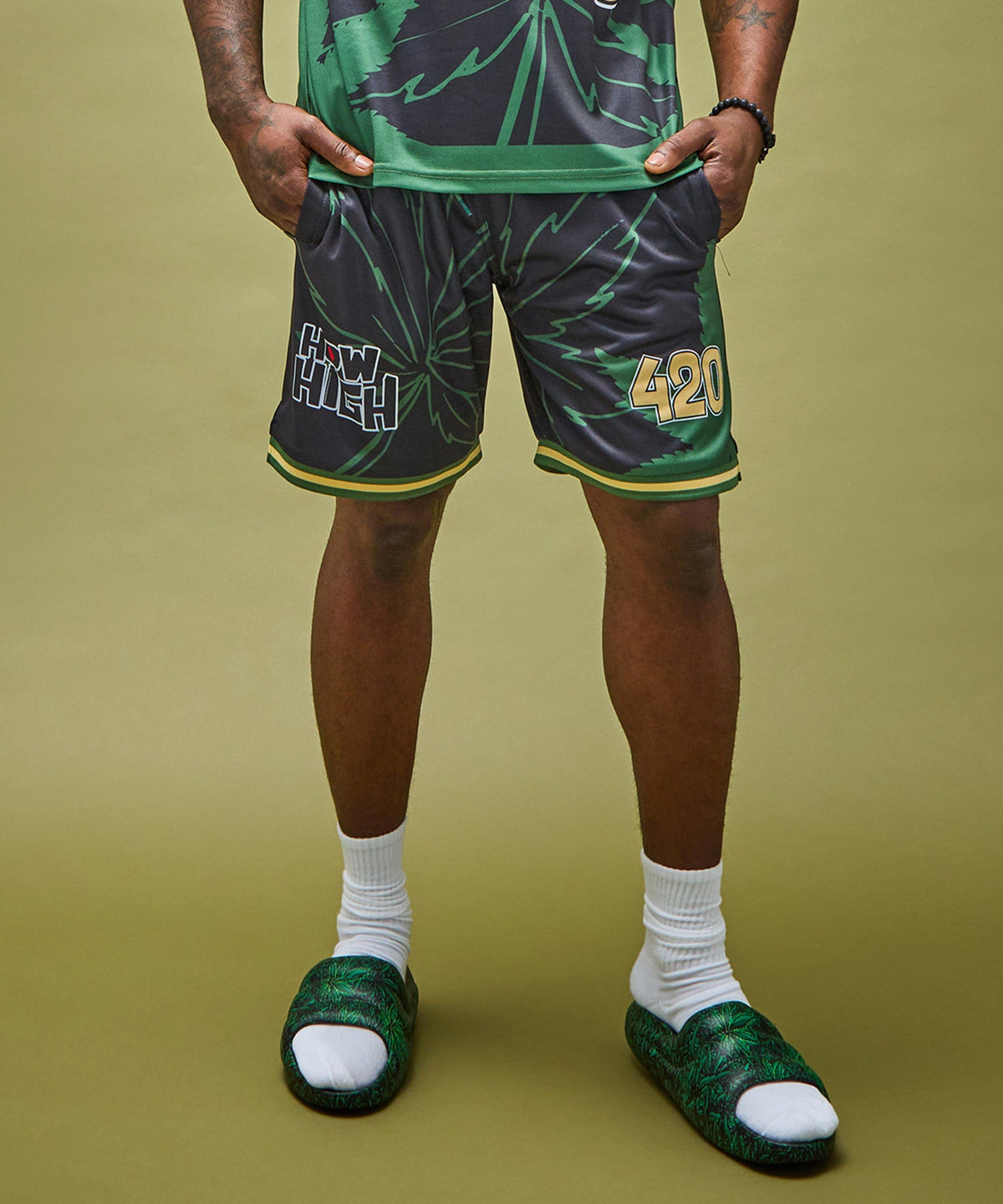 How High Basketball Short - Black